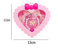 Аксессуары для девочек A086-1 (108шт) в шкатулке сердце 11,5*13 см от магазина style & step