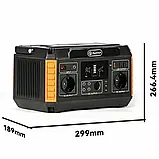 500 Вт портативна зарядна станція P60 FlashFish 520Вт*ч (140400mAh), потужність 500Вт 5,8кг 288*189*166мм, фото 5