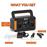 500 Вт портативна зарядна станція P60 FlashFish 520Вт*ч (140400mAh), потужність 500Вт 5,8кг 288*189*166мм, фото 6