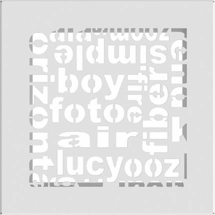Решітка ABC біла 17x17, фото 1