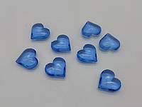 Штучні декоративні кристали камені для декору та рукоділля Серце 2*2 см 108 штук в упаковці IKA SHOP