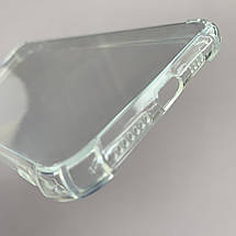 Чохол для iPhone 11 Pro Max силіконовий з бронь кутами чохол на телефон айфон 11 про макс прозорий TTP, фото 3