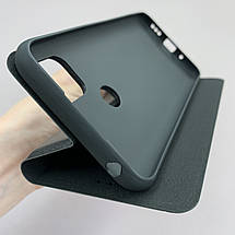 Чохол-книга для Xiaomi Redmi 9C шкіряна книжка на телефон сяомі редмі 9с чорна prm, фото 5