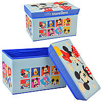Корзина-сундук для игрушек D-3526 (12шт) Mickey Mouse, в пакете 40*25*25см от style & step