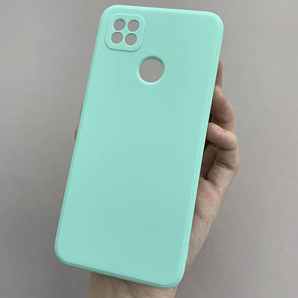 Чохол для Xiaomi Redmi 9C матовий із захистом для камери чохол на телефон сяомі редмі 9с бірюзовий CFH, фото 1