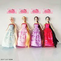 Кукла типа Барби арт. A629-L47 (288шт/3) 4 вида, в нарядном платье пакет 37*11*4,5см от style & step