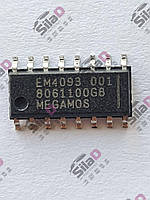 Мікросхема EM4093-001 EM Microelectronic Megamos корпус SOP16