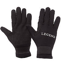Рукавички для дайвінгу 3 мм LEGEND PL-6102 (M-XL, неопрен, замша)
