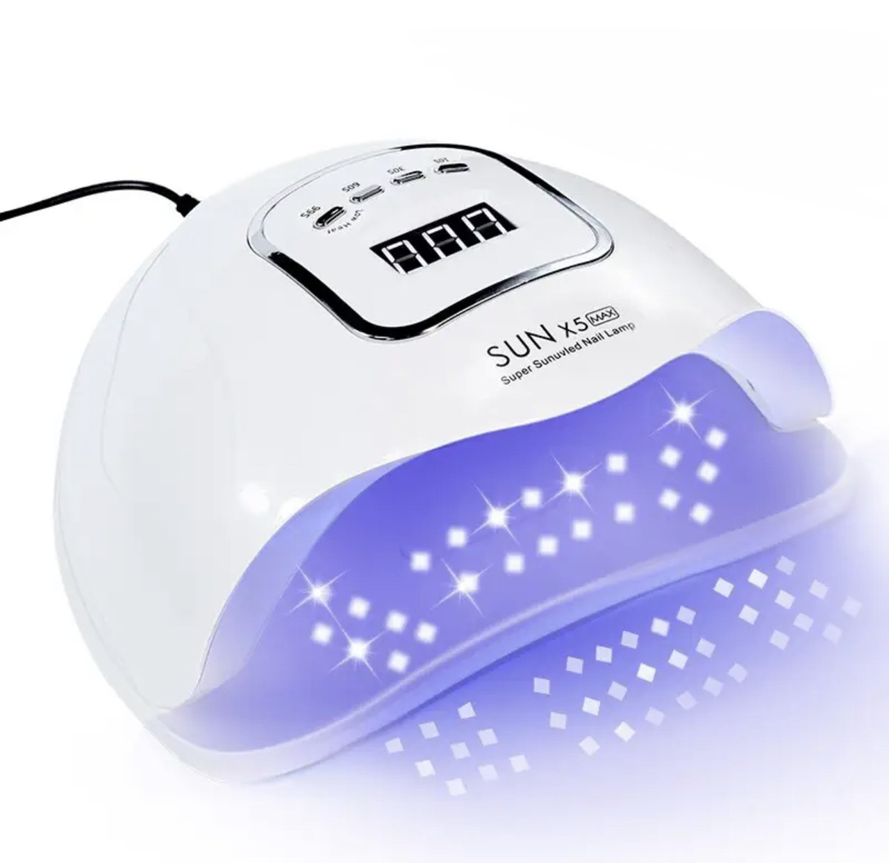 UV/LED лампа Sun X5 MAX для сушіння нігтів (гель лак, гель), 120 Вт. Білий, фото 1