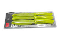 Набор цветных ножей кухонных универсальных 6 штук L 23 cm лезвие 12,5 cm IKA SHOP