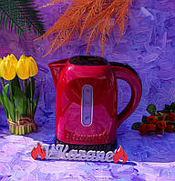 Электрический чайник 1.5л дисковый Maestro MR-034-RED Электрочайник 2200Вт для дома, офиса, дачи