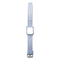 Ремешок для Apple Watch Band Silicone Shine + Protect Case 40/41 mm Цвет Sky Blue от магазина style & step
