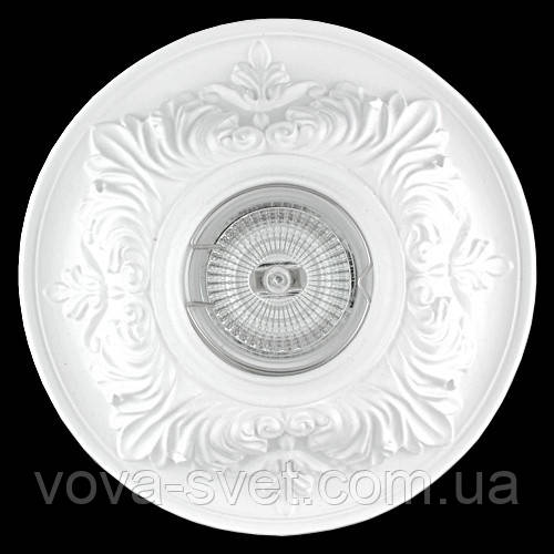 Світильник гіпсовий [Cast Light PL-26 White ]