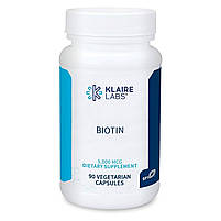 Klaire labs Biotin / Биотин Витамин Б7 5000мг 90 капс, фото 4