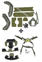 Набор обвеса для тактического шлема Fast комплектующие аксессуары и запчасти Подвесная система для шлема