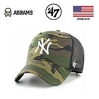 Кепка \'47Brand NY Cap | Camo (White Logo) (One Size)