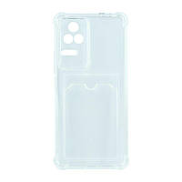 Чехол Pocket Card Transparent case для POCO F4 Цвет Transparent от магазина style & step