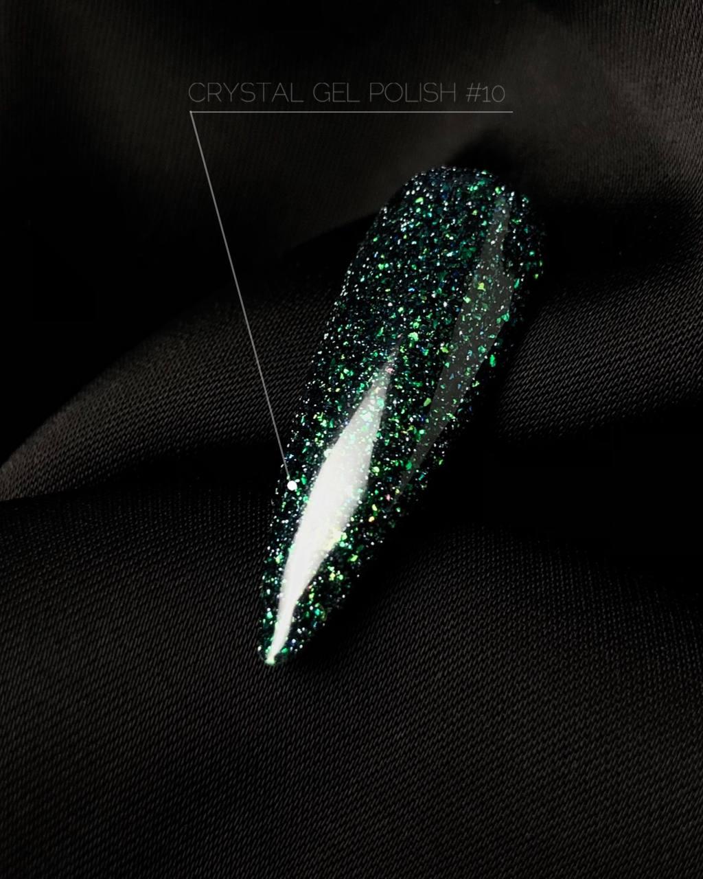 Світловідбивний гель-лак Crooz Crystal №10, 8 мл, фото 1