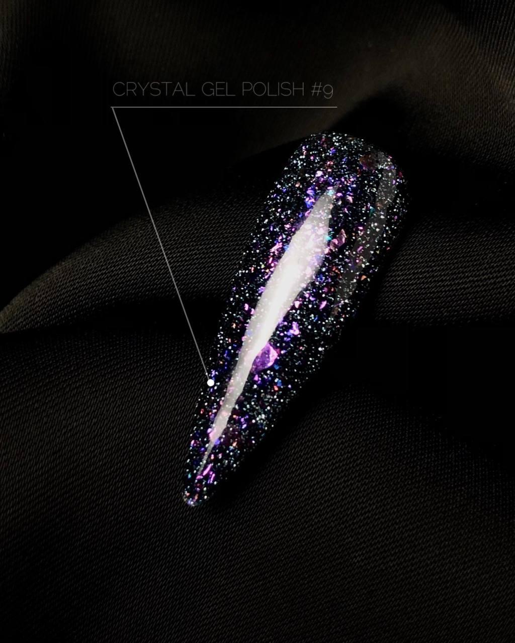 Світловідбивний гель-лак Crooz Crystal №9, 8 мл, фото 1