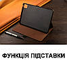Чохол для Huawei MatePad SE 10.1 з натуральної шкіри протиударний вологостійкий книжка з підставкою "ALPINEX" Темно-коричневий, фото 6