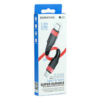 USB Borofone BU35 60W Type-C to Type-C 1,2m Цвет Красный от магазина style & step