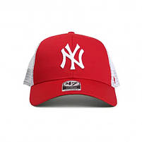 Кепка \'47Brand New York Yankees Cap | Red/White (One Size), фото 3