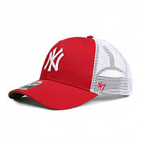 Кепка \'47Brand New York Yankees Cap | Red/White (One Size), фото 4