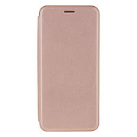 Чехол-книжка кожа для Xiaomi Poco M3 Pro Цвет Розово-Золотой от магазина style & step