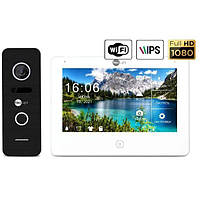 Комплект видеодомофона NeoKIT HD Pro WF Black