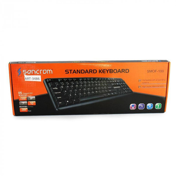 Клавіатура для комп'ютера KEYBOARD (TC-01) / X1 / K107, Провідна
