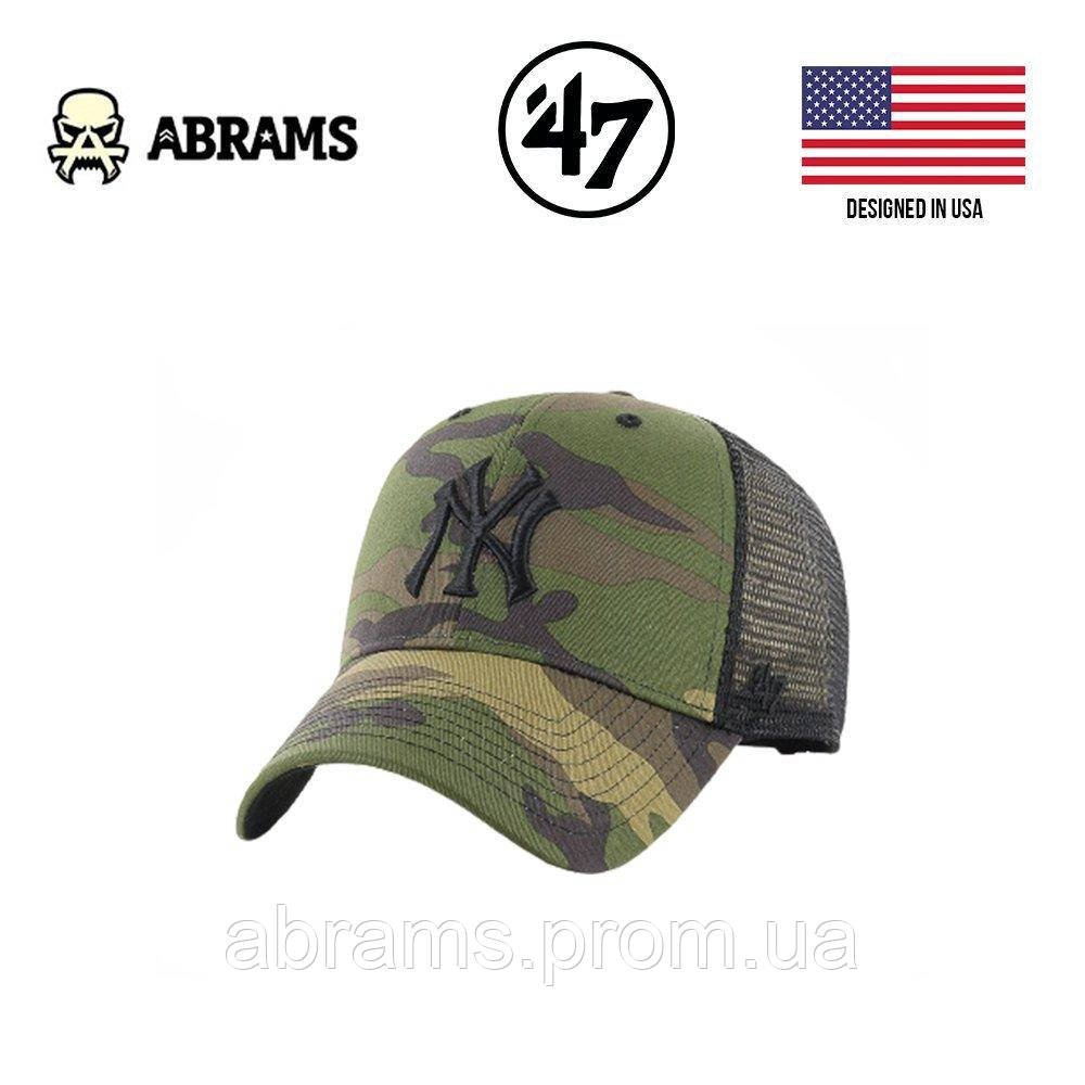 Кепка 47Brand NY Cap | Camo (Black Logo) (One Size)