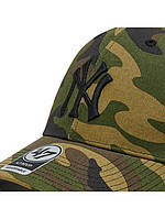 Кепка 47Brand NY Cap | Camo (Black Logo) (One Size), фото 7