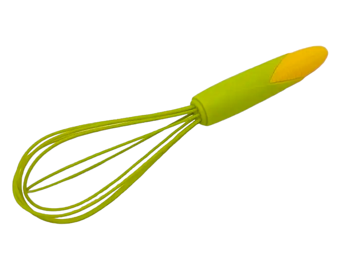Силіконовий кулінарний віночок з пластиковою ручкою кондитерський для збивання яєць і крему 25cm IKA SHOP