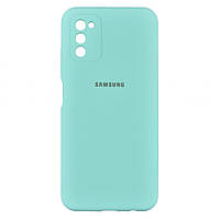 Чехол Full Case HQ with frame для Samsung A03s (164mm) Цвет 21, Sea blue от магазина style & step