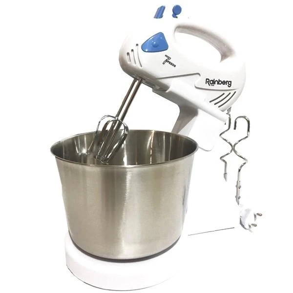 Міксер кухонний 2 л Rainberg RB-1006 2 в 1 500 W на 7 швидкостей, фото 1
