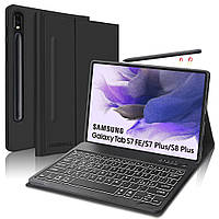Чехол для клавиатуры Samsung Galaxy Tab S7 FE/S7+ Plus 12.4