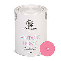Крейдяна фарба Le Vanille Vintage Home chalk paint 0,75 л, Рожева (Колір 09)