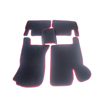 3D Килимки в салон - Ваз 2110, 2111, 2112, 2170, 2171 (4 коврика с перемычкой) (Eva-матеріал)