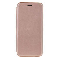 Чехол-книжка кожа для Xiaomi Poco F3 Цвет Розово-Золотой от магазина style & step