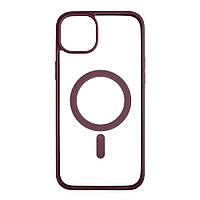 Чехол Color+MagSafe для iPhone 14 Plus Цвет 07, Bordo от магазина style & step