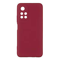 Чехол Full Case No Logo with frame для Xiaomi Poco M4 Pro 5G Цвет 56, Wine red от магазина style & step