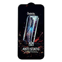 ПОШТУЧНО (тех.пак) Защитное стекло Hoco G10 HD Anti-static for Apple Iphone 13 Pro Max/14 Plus Цвет Чёрный