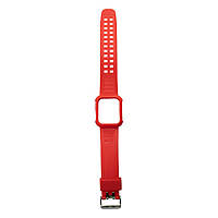 Ремешок для Apple Watch Band Silicone Shine + Protect Case 40/41 mm Цвет Red от магазина style & step