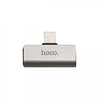 Переходник Hoco LS24 Dual Lightning Converter Цвет Стальной от магазина style & step