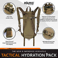 Питна система Source WXP Hydration System USMC Tactical 3L | Coyote, фото 5