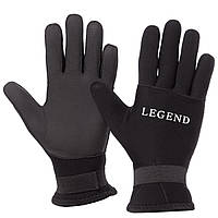 Рукавички для дайвінгу 3 мм LEGEND PL-6110 (M-XL, неопрен)