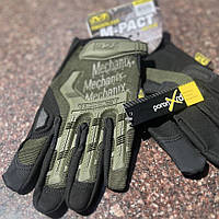 Тактические перчатки механикс Mechanix олива для военных зсу туристов XXL