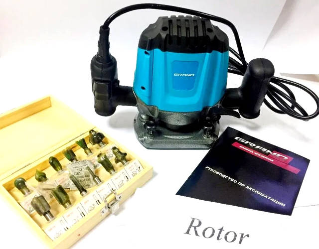 Купить Фрезер для обработки дерева, Сверлильно-фрезерный станок + набор ...