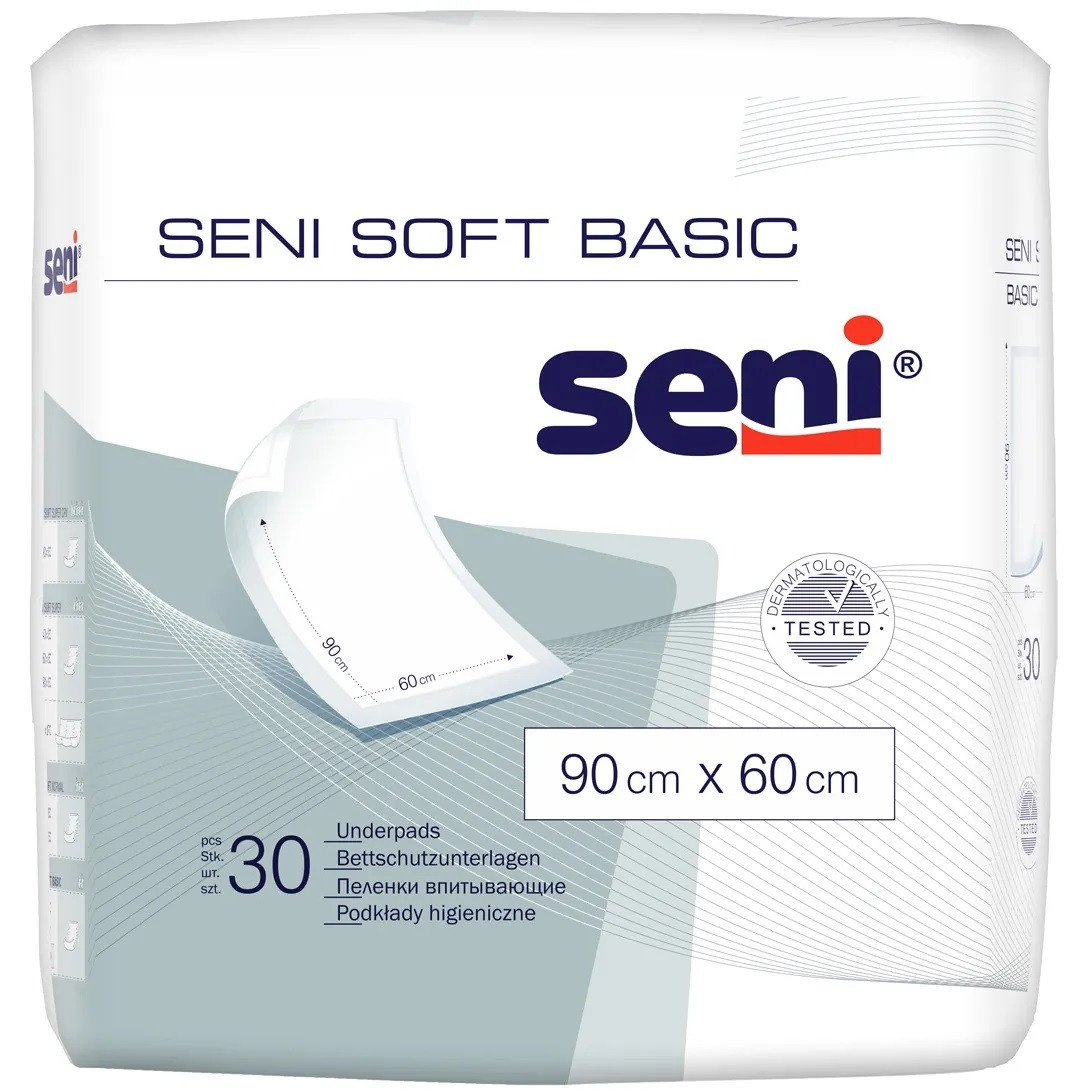 Пелюшки SENI SOFT BASIC 90х60см гігієнічні 30шт