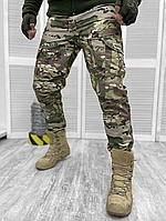 Тактические брюки мультикам рип-стоп R-Military армейские , Полевые военные штаны камуфляжные мультикам ВСУ